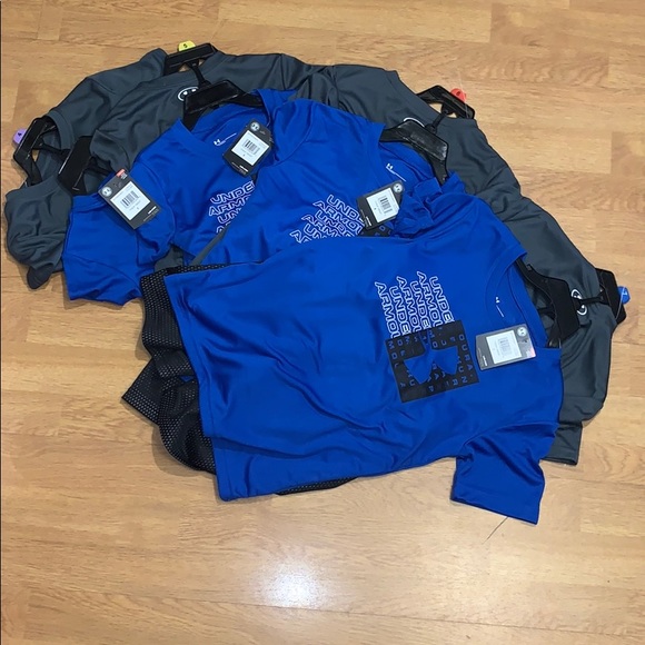 NWT Under Armour 3 piece set (2 Shirts, 1 Shorts) - Picture 11 of 14